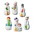 GIESSFORM / MOLDS ACCESOIRES Mold, bonecos de neve, tamanho: 8,5 x 5 cm