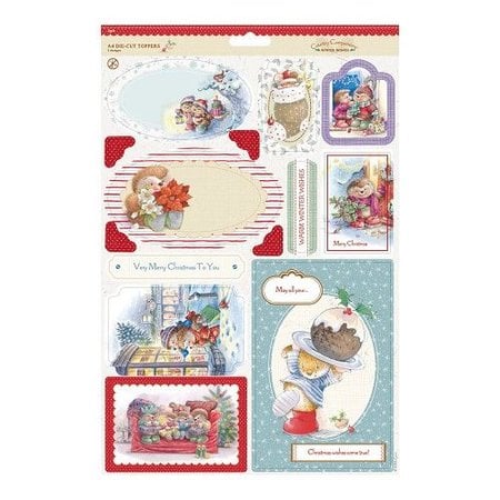 Docrafts / Papermania / Urban Toppers A4 cortados (2pk) - desejos do inverno