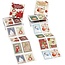 Sticker Hübsche gezackte Sticker, Größe 25x33 mm, 36 sortiert, weihnachtsmotive