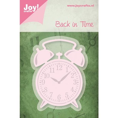Joy!Crafts und JM Creation Corte e gravação em relevo stencils Alarm Clock