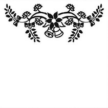 Goffratura 130x130mm Folder - Campane di Natale