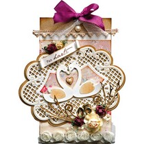 Marianne Design, het stempelen en embossing stencil, Schwanen