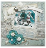 Marianne Design Marianne projeto, estampagem e gravação de estêncil, slider, 13 x 17 centímetros