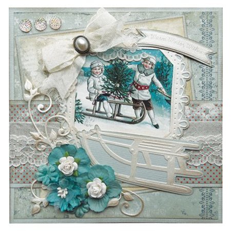 Marianne Design Marianne projeto, estampagem e gravação de estêncil, slider, 13 x 17 centímetros
