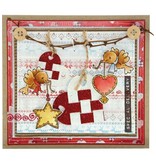 Marianne Design Marianne Design, stamping and embossing stencil, Craftables - Eline's Scandinavian hearts