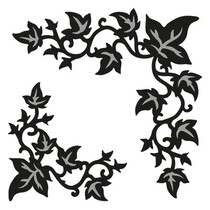 Marianne projeto, puncionar e molde de estampagem Craftables - Ivy canto