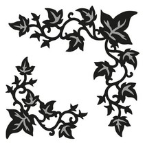 Marianne Design, ponsen en embossing sjabloon Craftables - Ivy hoek