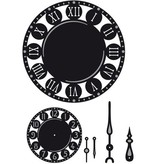 Marianne Design Marianne design, estamparia e estêncil em relevo, Craftables - relógio Craftables
