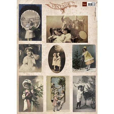 Vintage, Nostalgia und Shabby Shic Vintage Cartoline di Natale Vintage e nostalgia, di Tiny