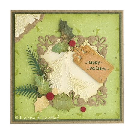 Leane Creatief - Lea'bilities Lea’bilities, Präge- und Schneideschablon, Frame viereckig Spitze