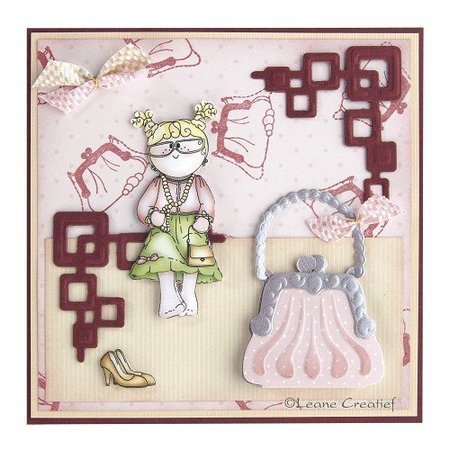 Leane Creatief - Lea'bilities Lea'bilities, persen en snijden template, handtas