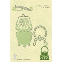 Lea'bilities, embossing and cutting template, handbag
