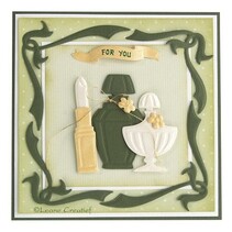 Lea'bilities, prægning og skæring skabelon, Elegant Frame