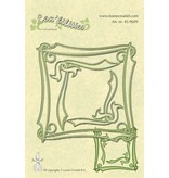 Leane Creatief - Lea'bilities Lea'bilities, reliëf en snijden template, Elegant Frame