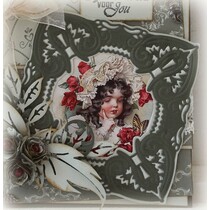 Stamping and embossing stencil, Craftables - a beautiful frame