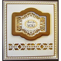 Esta Craft - multi punzonado y estampado en relieve plantilla