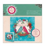 KARTEN und Zubehör / Cards Craft Kit: 3D udstanset ark kort sæt - Bellissima jul