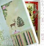 Designer Papier Scrapbooking: 30,5 x 30,5 cm Papier História de Natal bloco de papel, 30,5 x 30,5 cm