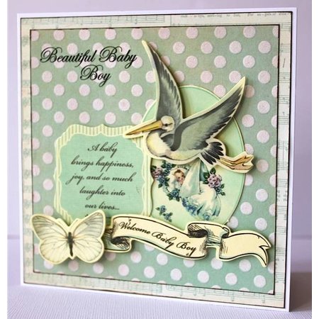 Prima Marketing und Petaloo Chipboard Coleção, para meninos ou meninas