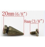 Embellishments / Verzierungen Scrapbooking, Metal kleine voetjes, 2 stuks