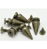 Embellishments / Verzierungen Scrapbooking, metallo piccoli piedi, 2 pezzi