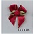 Embellishments / Verzierungen edele mini bows red, 5 pieces