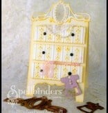 Spellbinders und Rayher Corte e estampagem stencils, Espelho