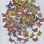 Embellishments / Verzierungen 10 botones decorativos 33 x 35 mm, Tema: Mariposas