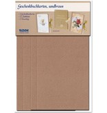 KARTEN und Zubehör / Cards Material set for 3 gift book tickets