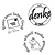Stempel / Stamp: Transparent Stamp: I think of you, 3 - piece