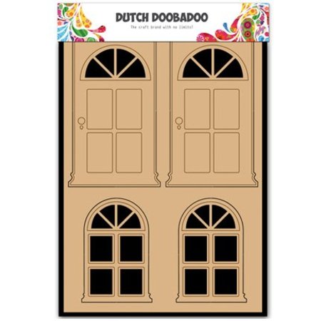 Objekten zum Dekorieren / objects for decorating MDF Néerlandais DooBaDoo, portes et fenêtres