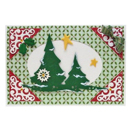 Leane Creatief - Lea'bilities Lea'bilities, embossing and cutting mat, landscape and trees