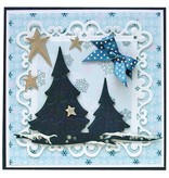 Leane Creatief - Lea'bilities Lea'bilities, embossing and cutting mat, landscape and trees