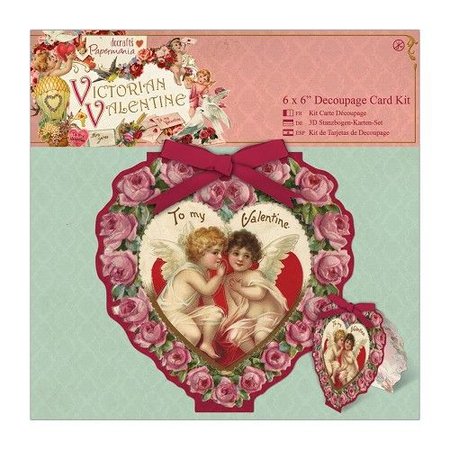 KARTEN und Zubehör / Cards 6 x 6 Kit carte Decoupage - Collection Cartes victoriennes