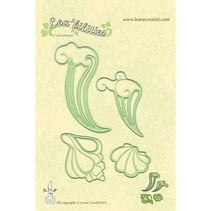 Lea'bilities, embossing and cutting mat, seashell and waves