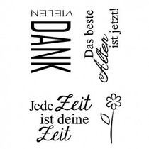 Clear stamps, chaque fois est votre temps, A7, 4 - pièce