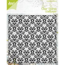 Clear stempels, oud behang, Joy Crafts