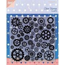 Klare frimerker, hjul, Joy Crafts
