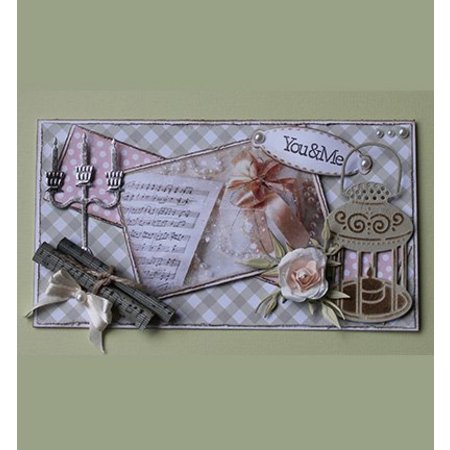 Joy!Crafts und JM Creation Embossing and cutting mat, candle holders and lamp