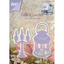 Embossing and cutting mat, candle holders and lamp