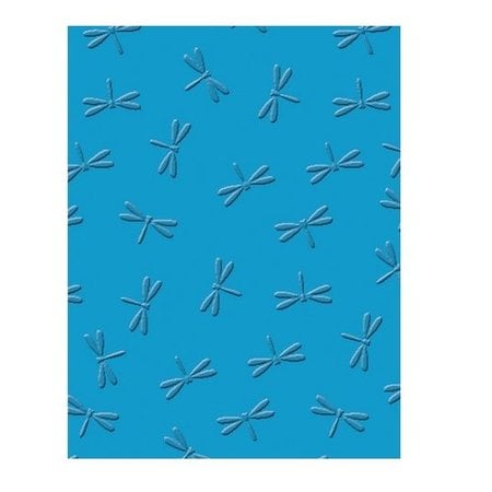 embossing Präge Folder Pastas de gravação, libélula, A6, 14,8 x 10,5 centímetros
