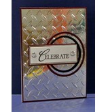 embossing Präge Folder Pastas de gravação, placa do diamante, A6, 14,8 x 10,5 centímetros
