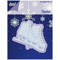 Embossing and cutting mat, ice skates