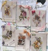 REDDY Handcraft Flower Card Set Staf Wesenbeek 3, 6 for design of cards.