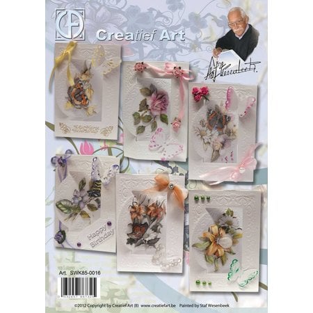 REDDY Carte de fleur tricot Set Staf Wesenbeek 3, 6 pour la conception de cartes.