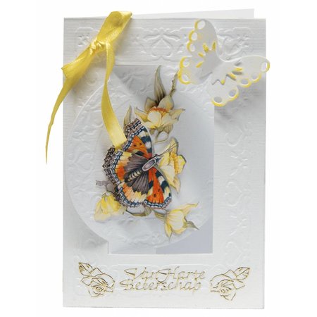 REDDY Handcraft Flower Card Set Staf Wesenbeek 3, 6 for design of cards.