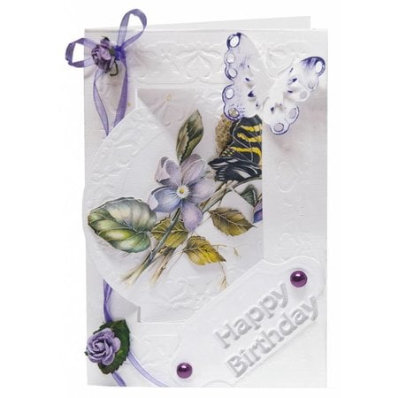 REDDY Tarjeta de la flor Handcraft Set Staf Wesenbeek 3, 6 para el diseño de tarjetas.