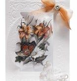 REDDY Handcraft Flower Card Set Staf Wesenbeek 3, 6 for design of cards.