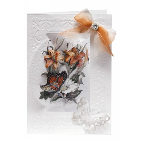 REDDY Handcraft Flower Card Set Staf Wesenbeek 3, 6 for design of cards.