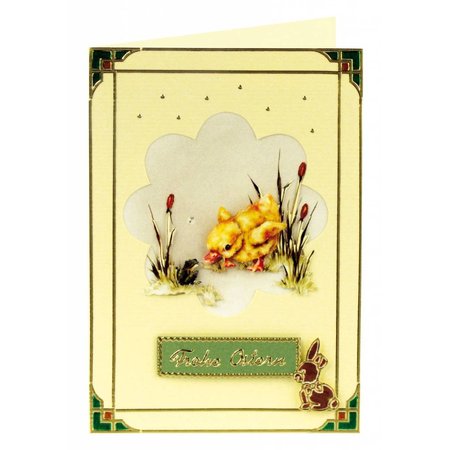 BILDER / PICTURES: Studio Light, Staf Wesenbeek, Willem Haenraets 3D Stanzbogenset "chick", 1 folha padrão e 1 dado de folhas soltas, A4